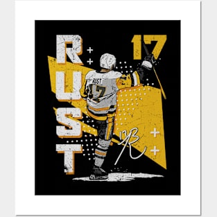 Bryan Rust Pittsburgh Vintage Retro Posters and Art